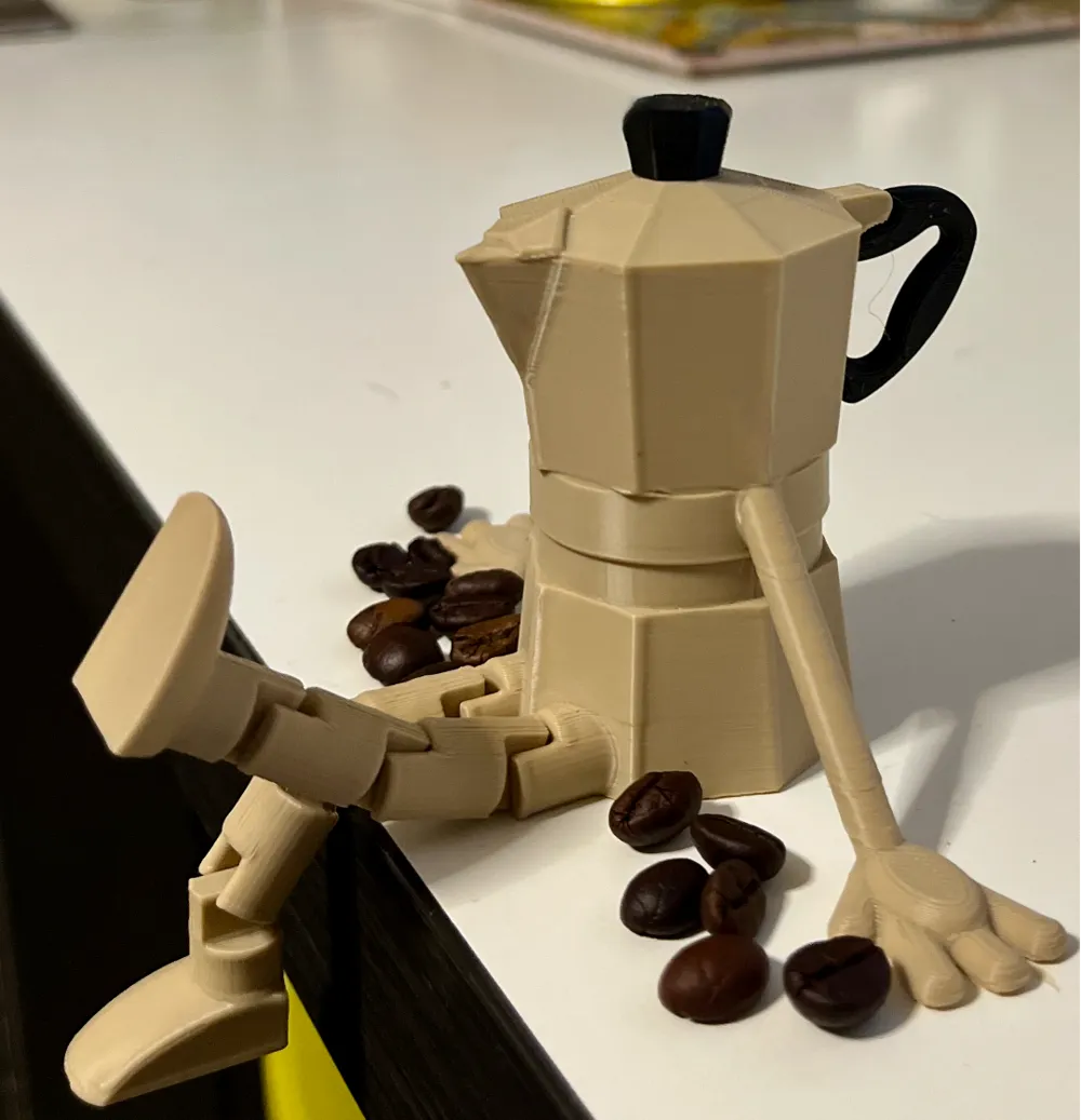 ☕ Cafetera articulada 3D, foto 1 de 1