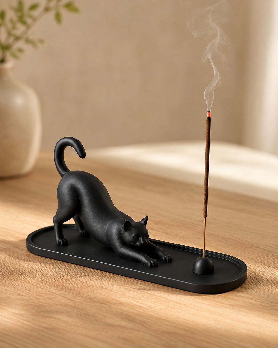 🐈‍⬛ Porta Incienso Gato, foto 1 de 1